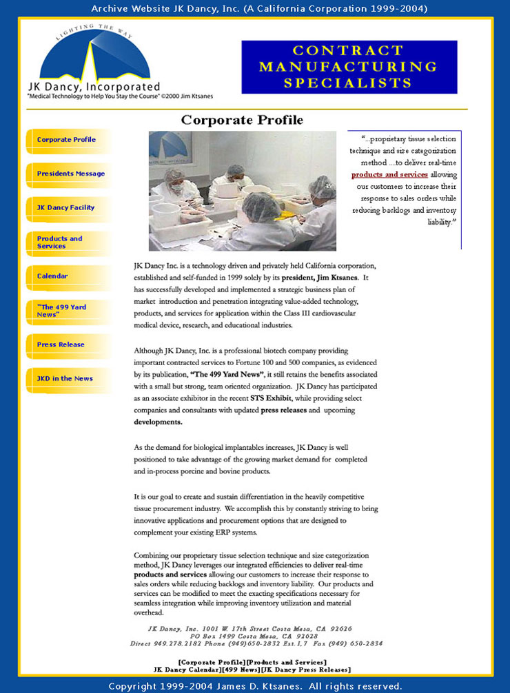 JK Dancy Home Page